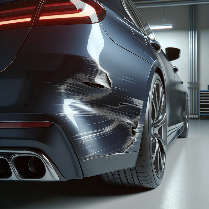 Audi A4 Lackkratzer vorher