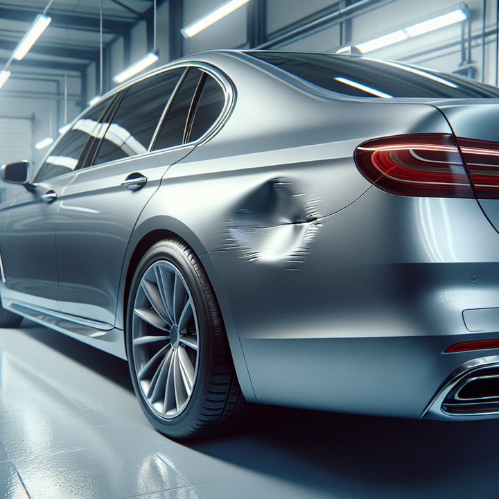 BMW 3er Beule Tür hinten vorher
