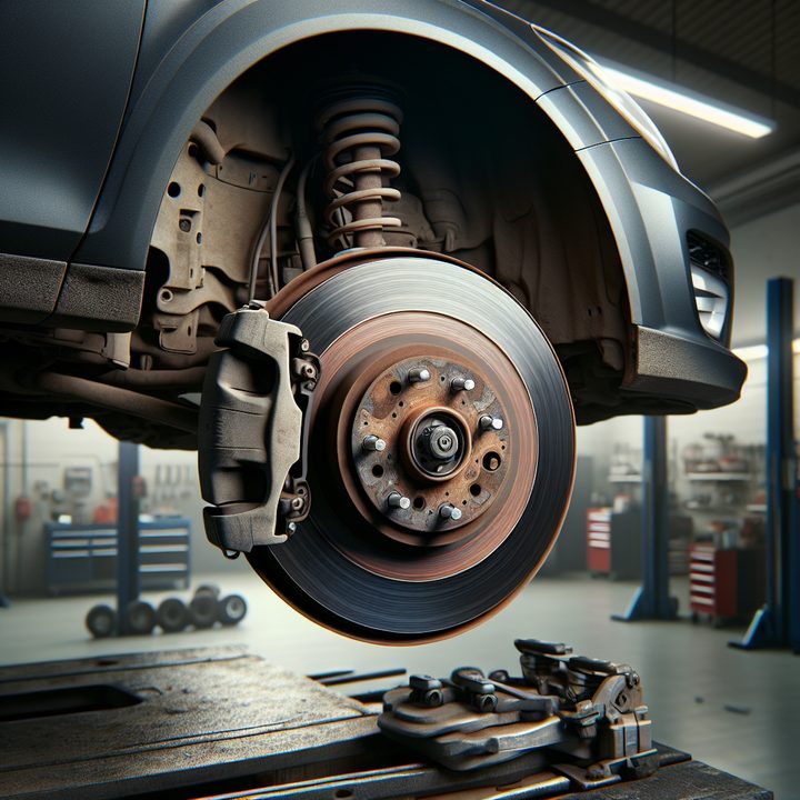 VW Golf 7 Bremsen verschlissen vorher